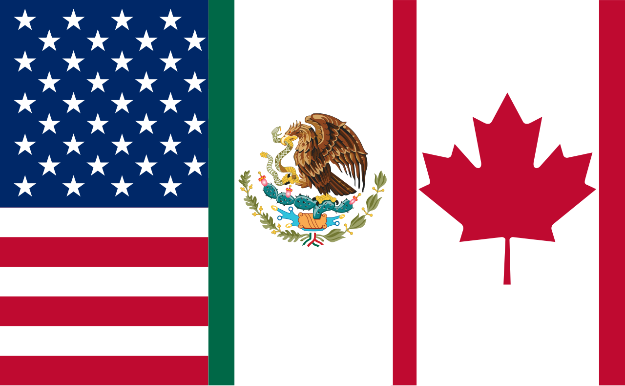La Secretaría de Economía enlistó las prioridades de México rumbo a la renegociación del TLCAN con funcionarios de Estados Unidos y Canadá. Foto: Wikipedia.