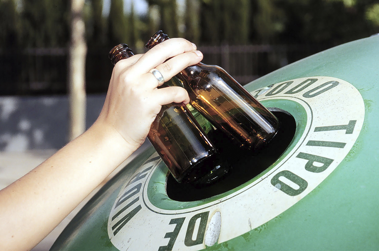 Cuánto vidrio reciclado puede contener una botella