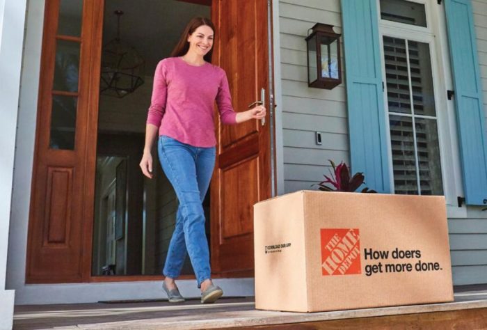 Home Depot contrató a conductores de reparto de Walmart para sus entregas