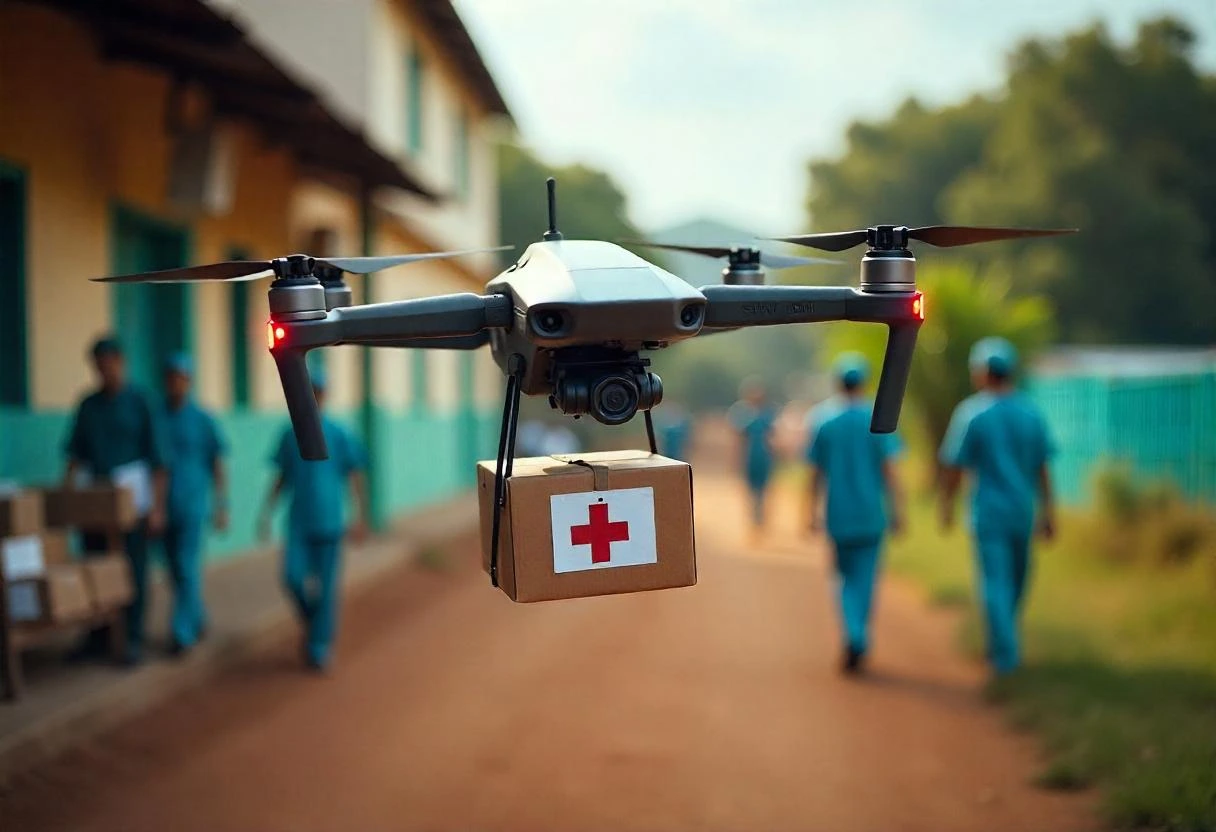 Drones en entrega