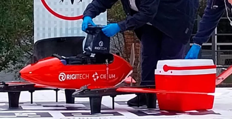 Drones sanitarios delivery médico