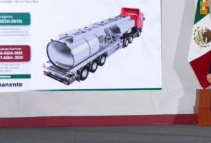 Sheinbaum, transporte gas lp
