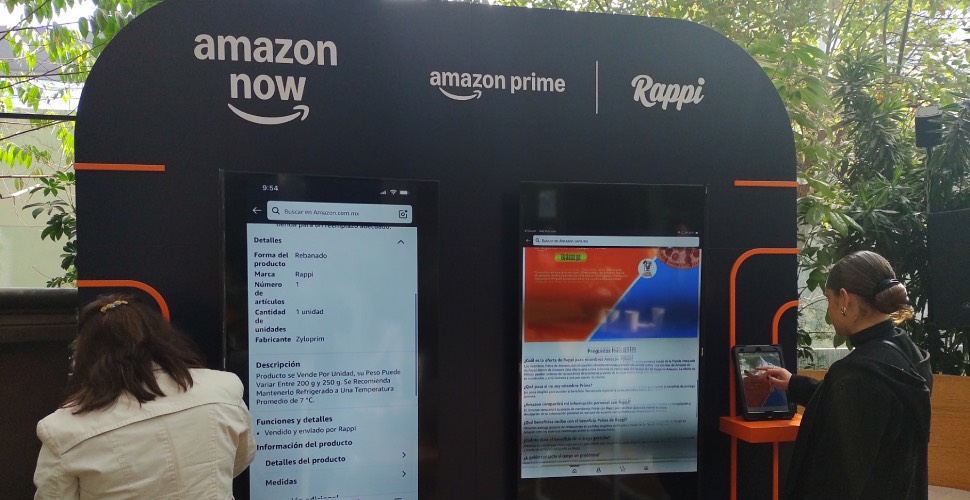 Amazon y Rappi se unen para lanzar Amazon Now.