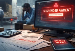 fraude digital logistica riesgo operativo mensajes falsos