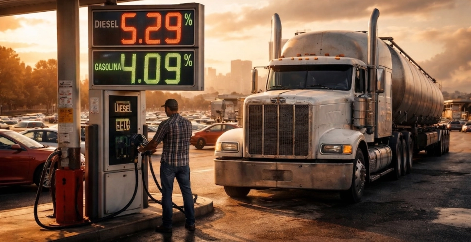 Alza gasolina EU logística global