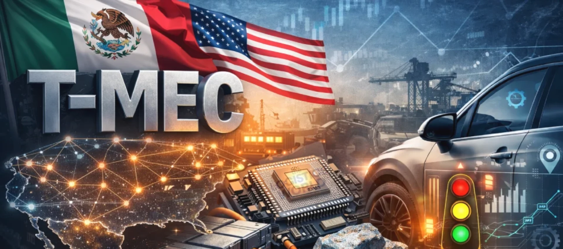 El futuro de las reglas de origen automotrices en la revisión del T-MEC elevan la presión sobre autopartes y proveedores en México