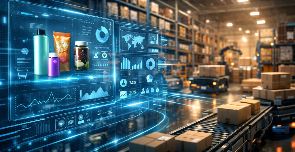 IA consumo masivo planeación inventarios