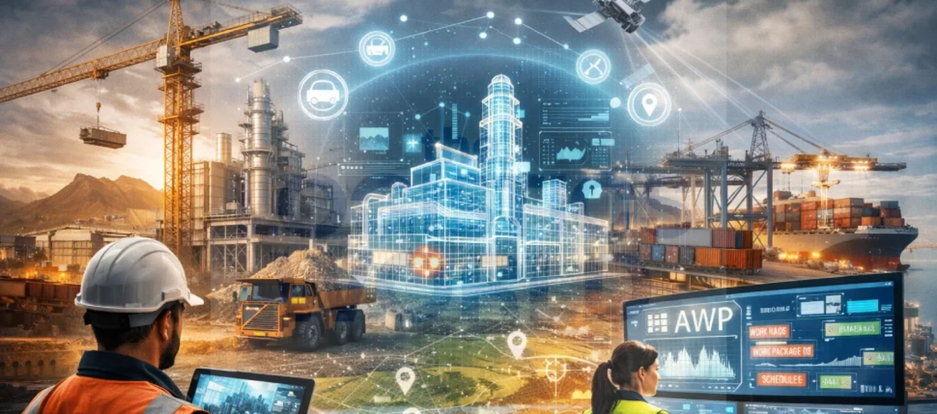 AWP, BIM, GIS y gemelos digitales fortalecen la logística en proyectos de capital