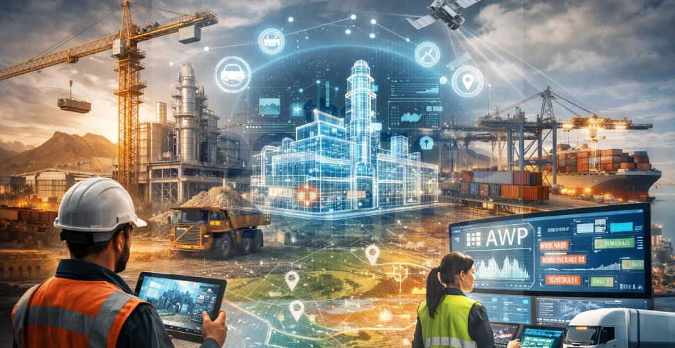 AWP, BIM, GIS y gemelos digitales fortalecen la logística en proyectos de capital