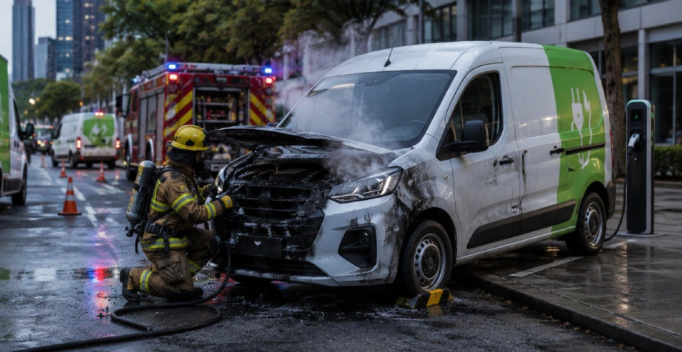 electromovilidad flotas gestión riesgos vehículos eléctricos logística