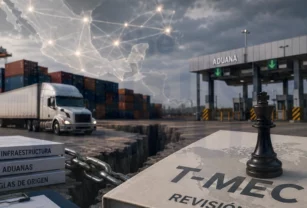 La brecha logística de México en el Nearshoring y la revisión del T-MEC