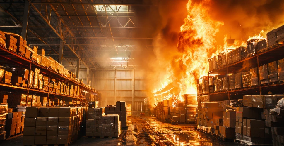Cuando ganar un contrato también eleva el riesgo de incendio en almacén