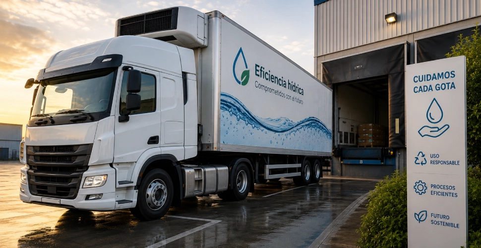 cadena de frío consumo de agua transporte refrigerado
