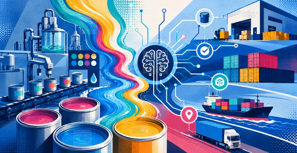 Inteligencia Artificial transforma la cadena de suministro de la industria de pinturas