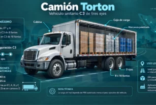 Camión torton: qué es, capacidad de carga y medidas