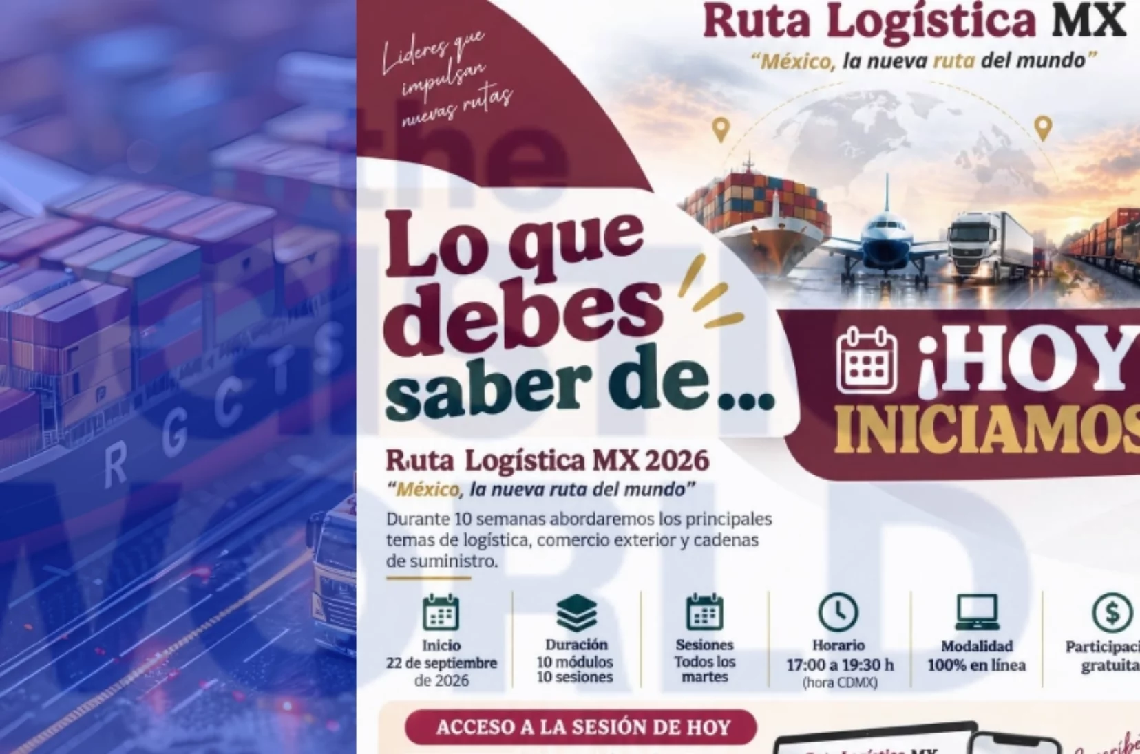 Cómo seguir la Ruta Logística Mx por YouTube